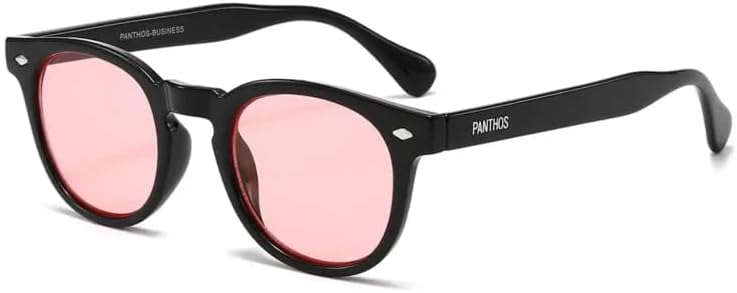 PANTHOS Mod. Business occhiali da sole unisex uomo donna vintage fashion protezione UV400 con pezzolina e sacchettino