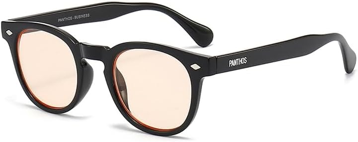 PANTHOS Mod. Business occhiali da sole unisex uomo donna vintage fashion protezione UV400 con pezzolina e sacchettino