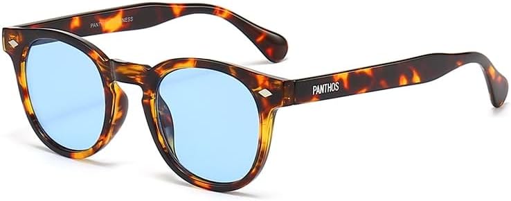 PANTHOS Mod. Business occhiali da sole unisex uomo donna vintage fashion protezione UV400 con pezzolina e sacchettino