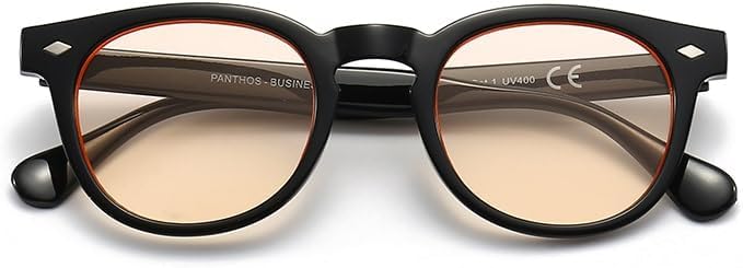 PANTHOS Mod. Business occhiali da sole unisex uomo donna vintage fashion protezione UV400 con pezzolina e sacchettino