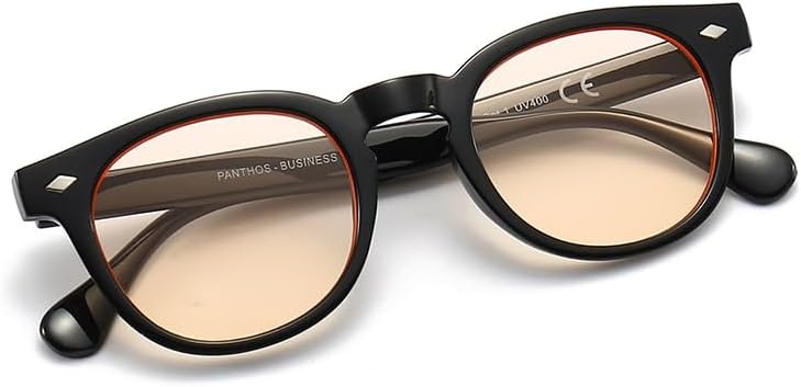 PANTHOS Mod. Business occhiali da sole unisex uomo donna vintage fashion protezione UV400 con pezzolina e sacchettino