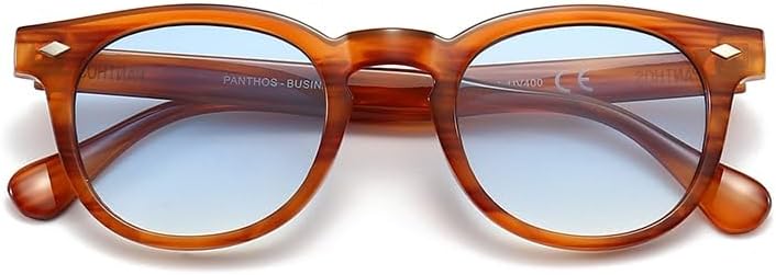 PANTHOS Mod. Business occhiali da sole unisex uomo donna vintage fashion protezione UV400 con pezzolina e sacchettino