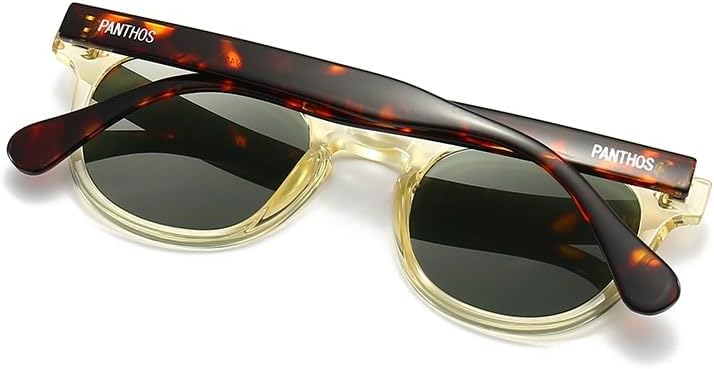 PANTHOS Mod. Business occhiali da sole unisex uomo donna vintage fashion protezione UV400 con pezzolina e sacchettino