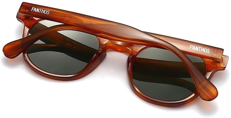 PANTHOS Mod. Business occhiali da sole unisex uomo donna vintage fashion protezione UV400 con pezzolina e sacchettino