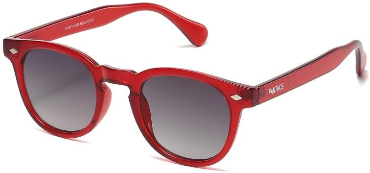 PANTHOS Mod. Business occhiali da sole unisex uomo donna vintage fashion protezione UV400 con pezzolina e sacchettino