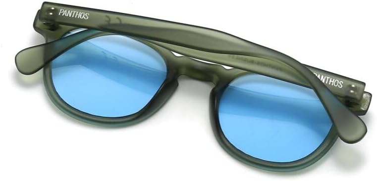 PANTHOS Mod. Business occhiali da sole unisex uomo donna vintage fashion protezione UV400 con pezzolina e sacchettino