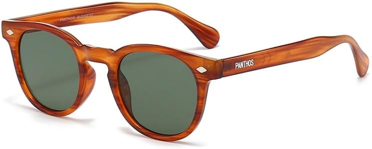 PANTHOS Mod. Business occhiali da sole unisex uomo donna vintage fashion protezione UV400 con pezzolina e sacchettino