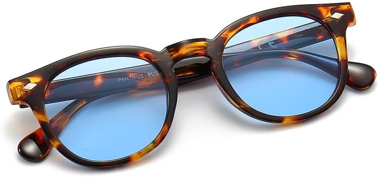 PANTHOS Mod. Business occhiali da sole unisex uomo donna vintage fashion protezione UV400 con pezzolina e sacchettino