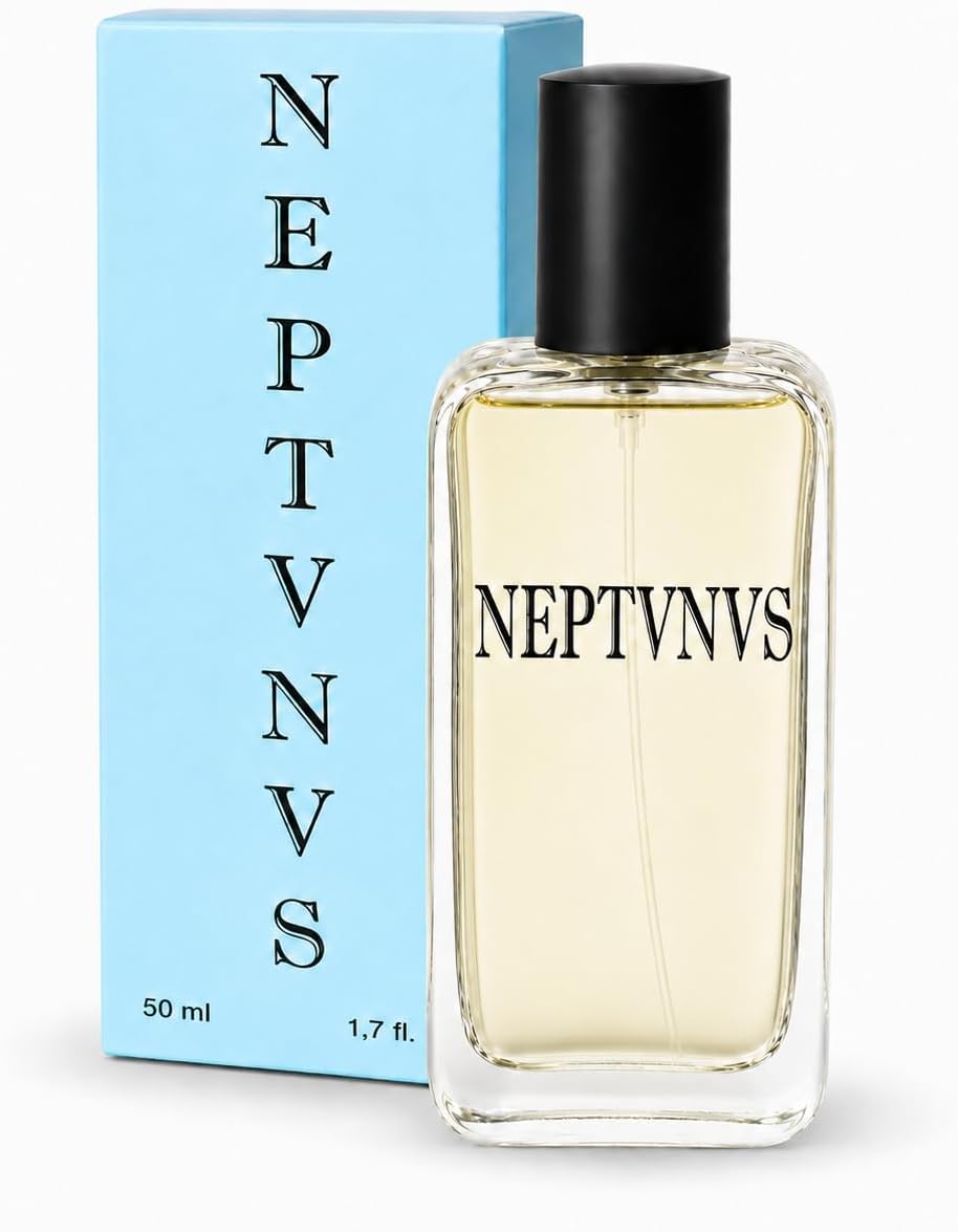 RAPTUS NEPTVNVS Intense Parfum Uomo 50 ml – Profumo Persistente con Note Marine Legnose e Ambrate
