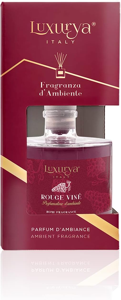 Diffusore d'ambiente 500ml - Profumo Ambiente Rouge Viné (Vigna Rossa) | Profumatore per la casa Luxurya Parfum