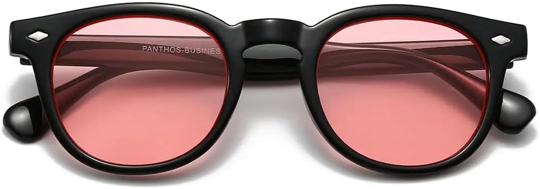 PANTHOS Mod. Business occhiali da sole unisex uomo donna vintage fashion protezione UV400 con pezzolina e sacchettino