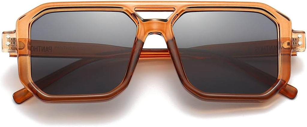 PANTHOS Mod. Stock occhiali da sole unisex uomo donna vintage fashion protezione UV400 con pezzolina e sacchettino