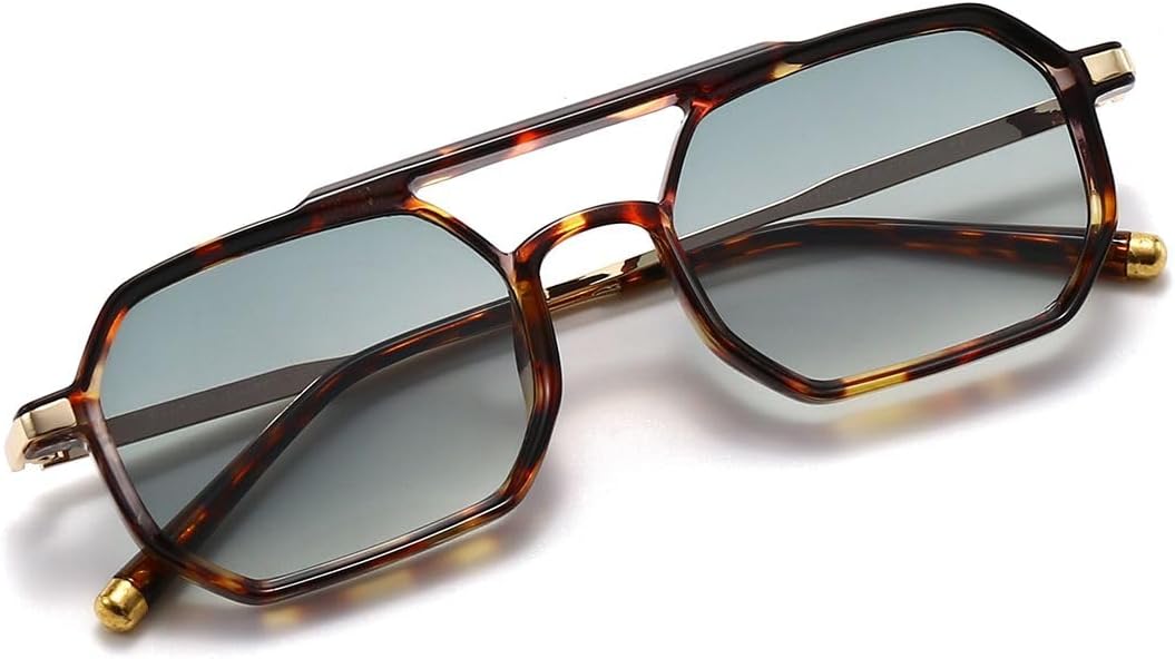 PANTHOS Mod. Shaped Metal occhiali da sole unisex uomo donna vintage fashion protezione UV400 con pezzolina e sacchettino