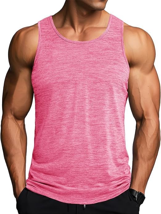 MAGCOMSEN Canotte Sportive da Uomo UPF 50+ Asciugatura Rapida Senza Maniche Allenamento per Bodybuilding da Canottiera