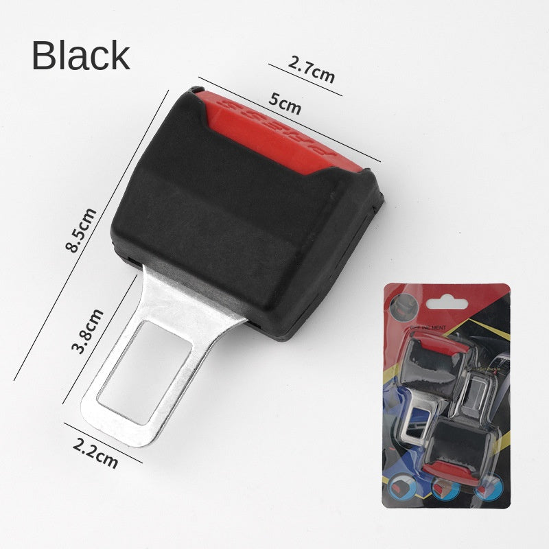 Universal Car Safety Belt Buckle Limiter Adjustable Tension Regulator Clip Head