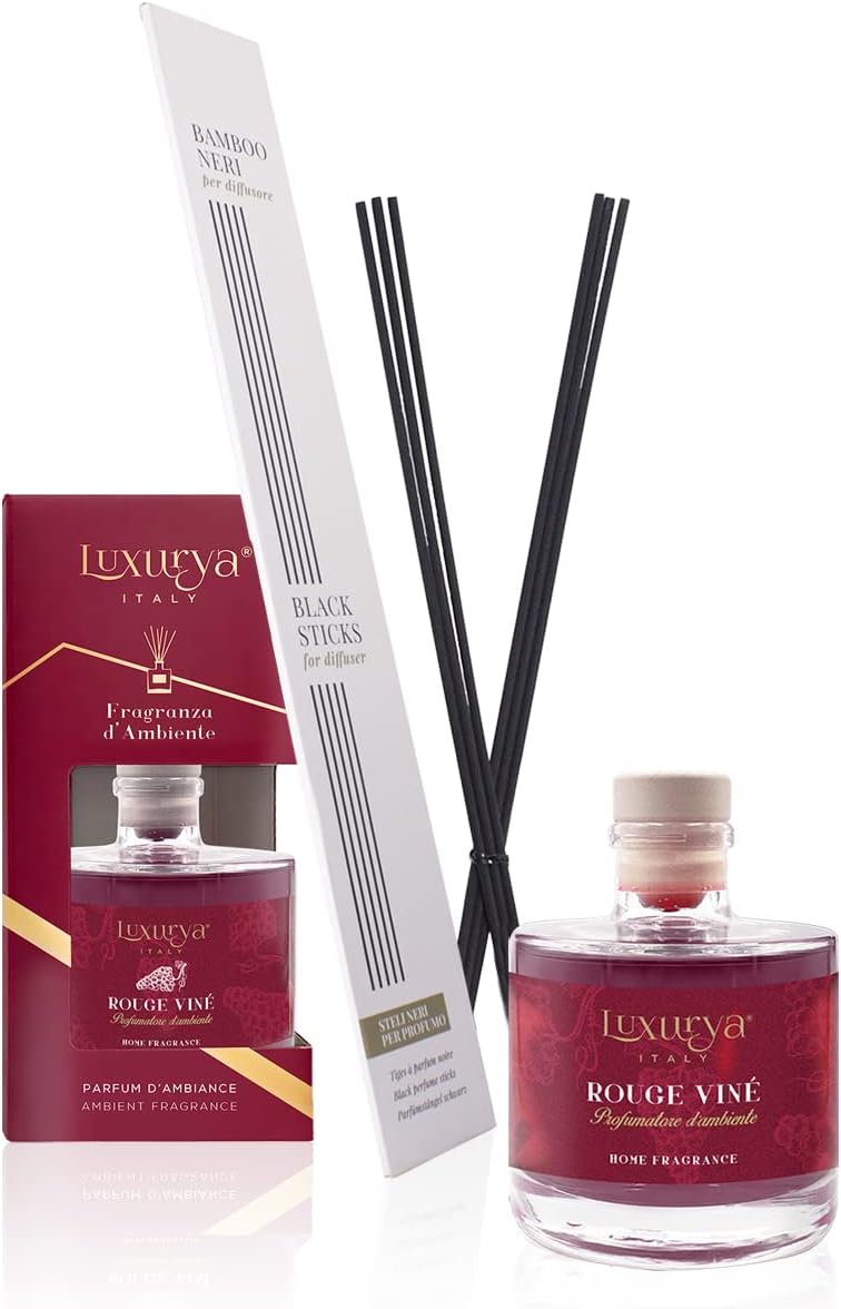 Diffusore d'ambiente 500ml - Profumo Ambiente Rouge Viné (Vigna Rossa) | Profumatore per la casa Luxurya Parfum