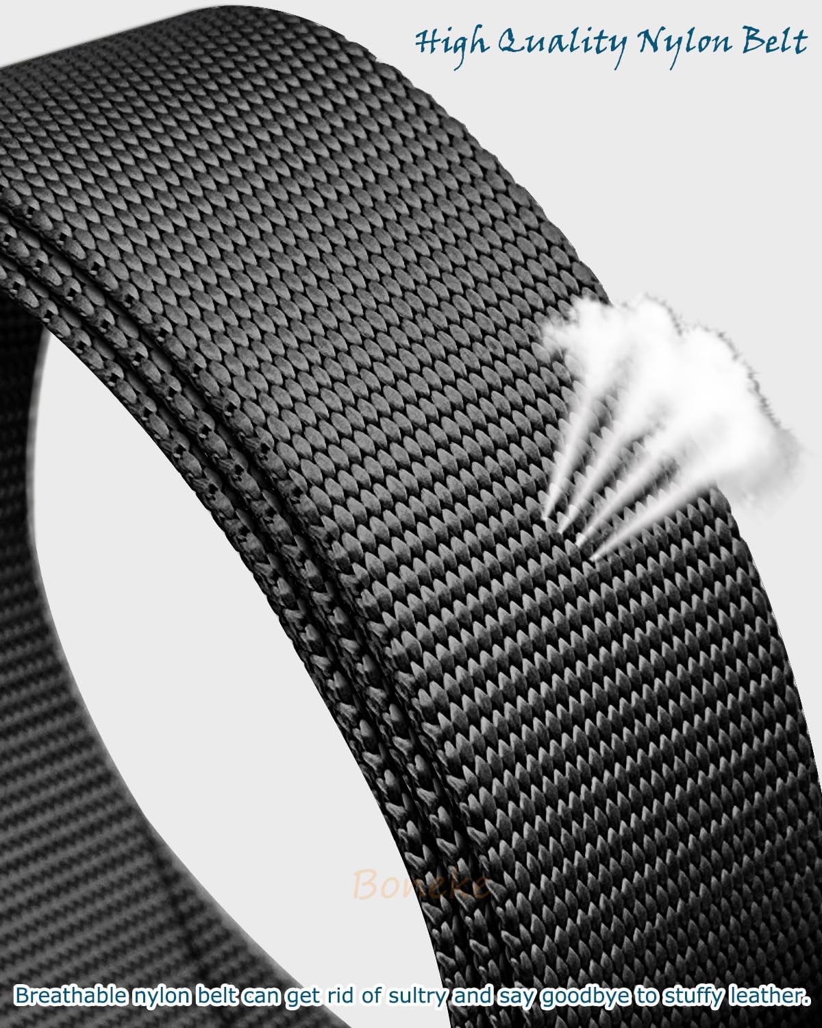 Boneke Cintura Tattica, Cintura Militare Tattica per Uomo Heavy, Tessuto in Nylon Cinturas, con Sicurezza Fibbia a sgancio rapido in metallo, di Salvataggio per Sport e All’aria Aperta Militare