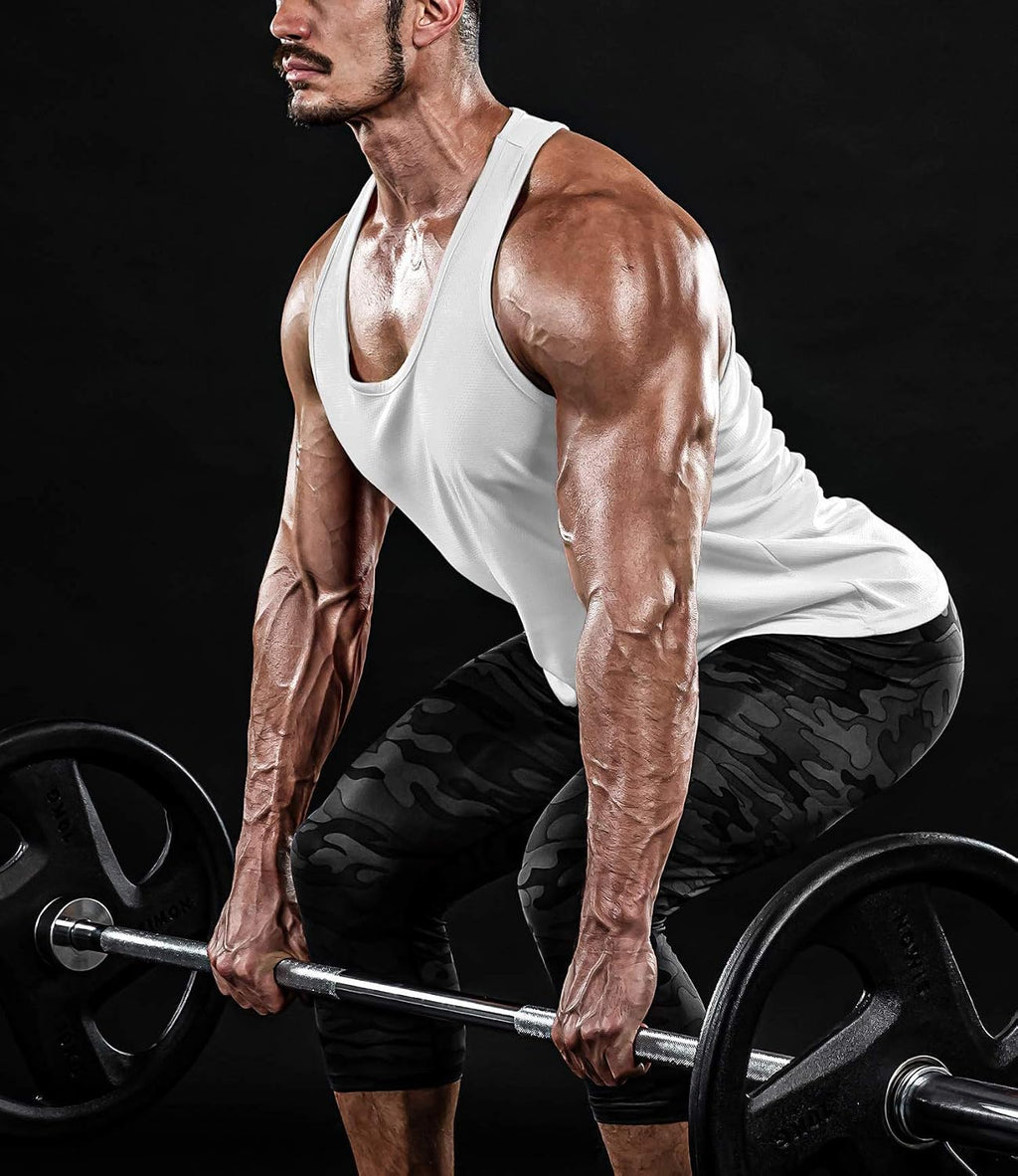 Boyzn Confezione da 3 canottiere da uomo, estive, senza maniche, traspiranti, per palestra, allenamento, palestra, bodybuilding, senza maniche