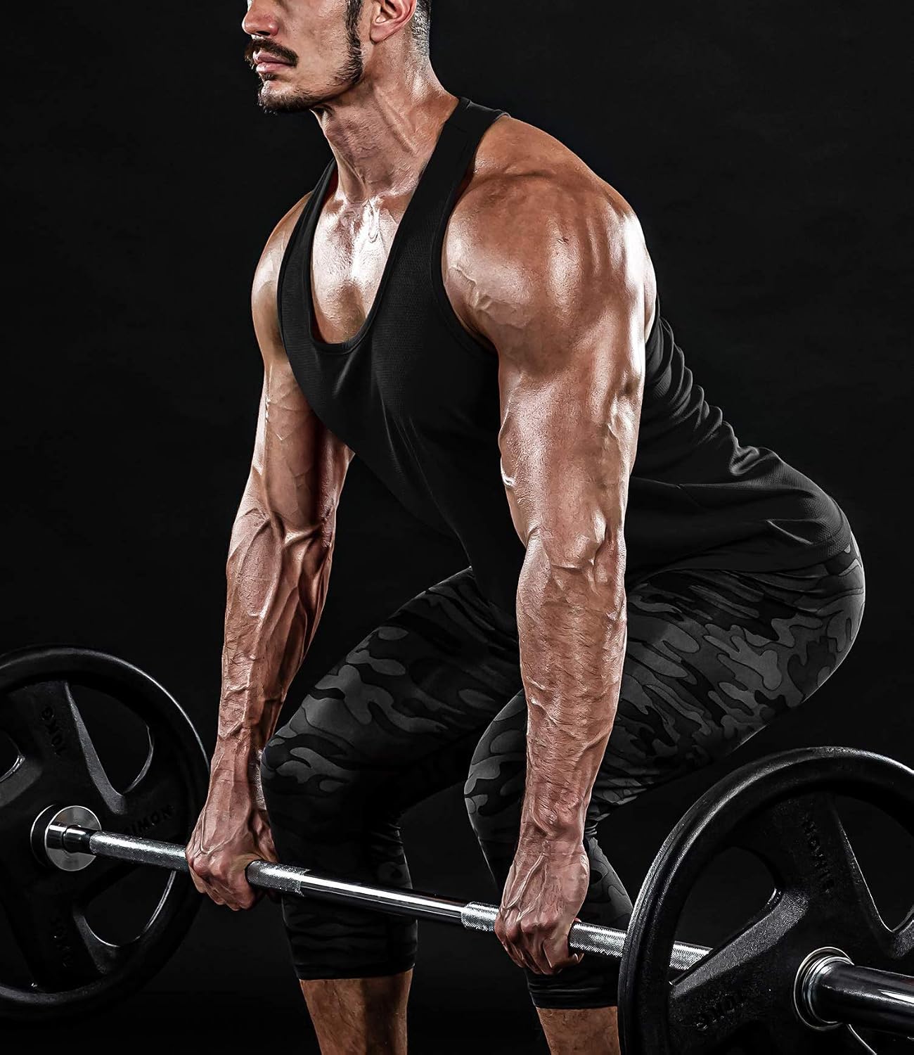 Boyzn Confezione da 3 canottiere da uomo, estive, senza maniche, traspiranti, per palestra, allenamento, palestra, bodybuilding, senza maniche