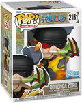 Funko Pop! Premium: One Piece - Roronoa Zoro - King of Hell - Esclusiva Amazon - Figura in Vinile da Collezione - Idea Regalo - Merchandising Ufficiale - Giocattoli per Bambini e Adulti - Anime Fans