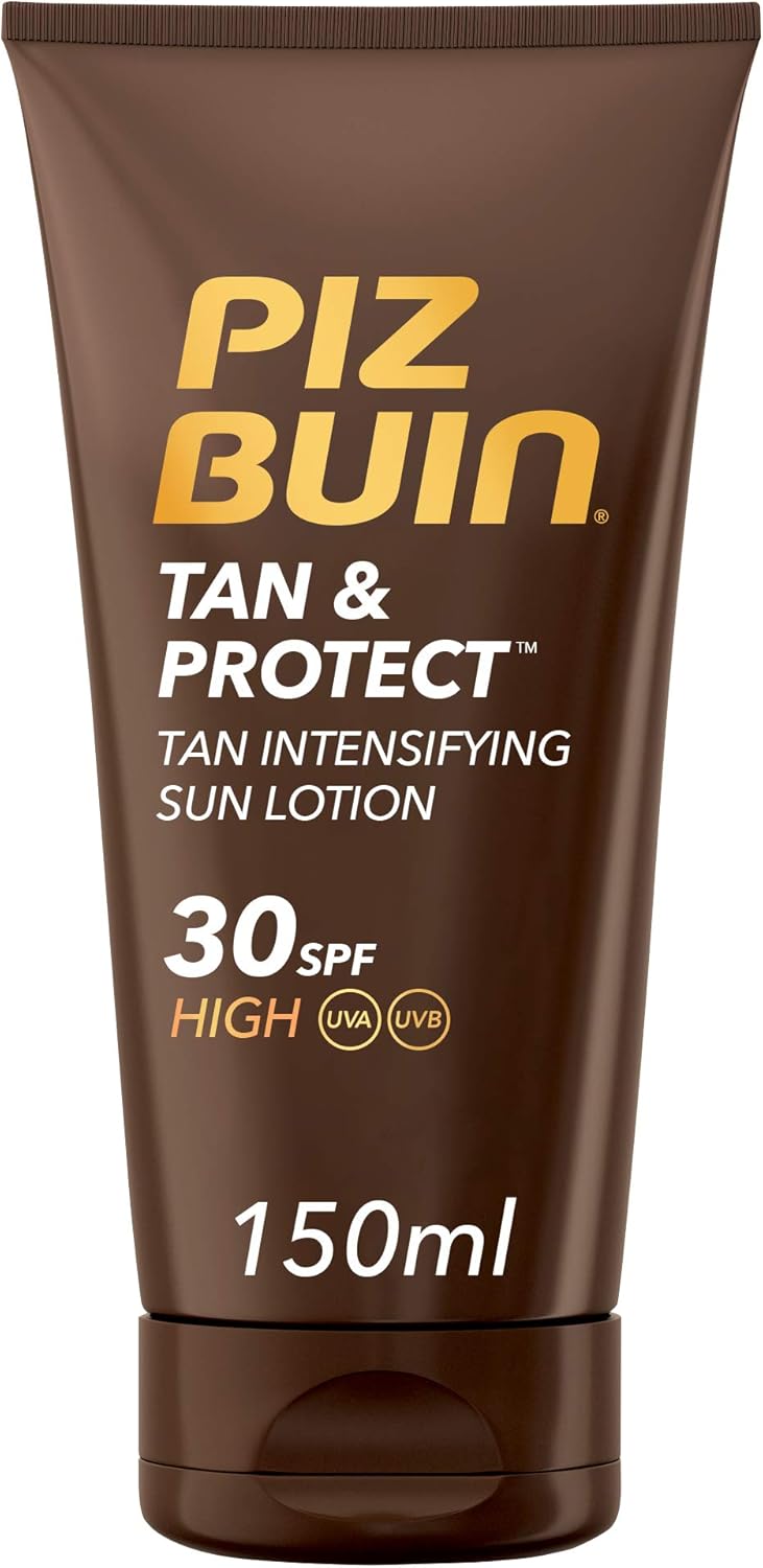 PIZ BUIN Tan & Protect Spray Intensificatore Abbronzatura SPF 30, 150 ml | Crema solare spray abbronzante corpo, Con filtri solari UVA/UVB , Senza autoabbronzanti, Resistente ad acqua e sudore