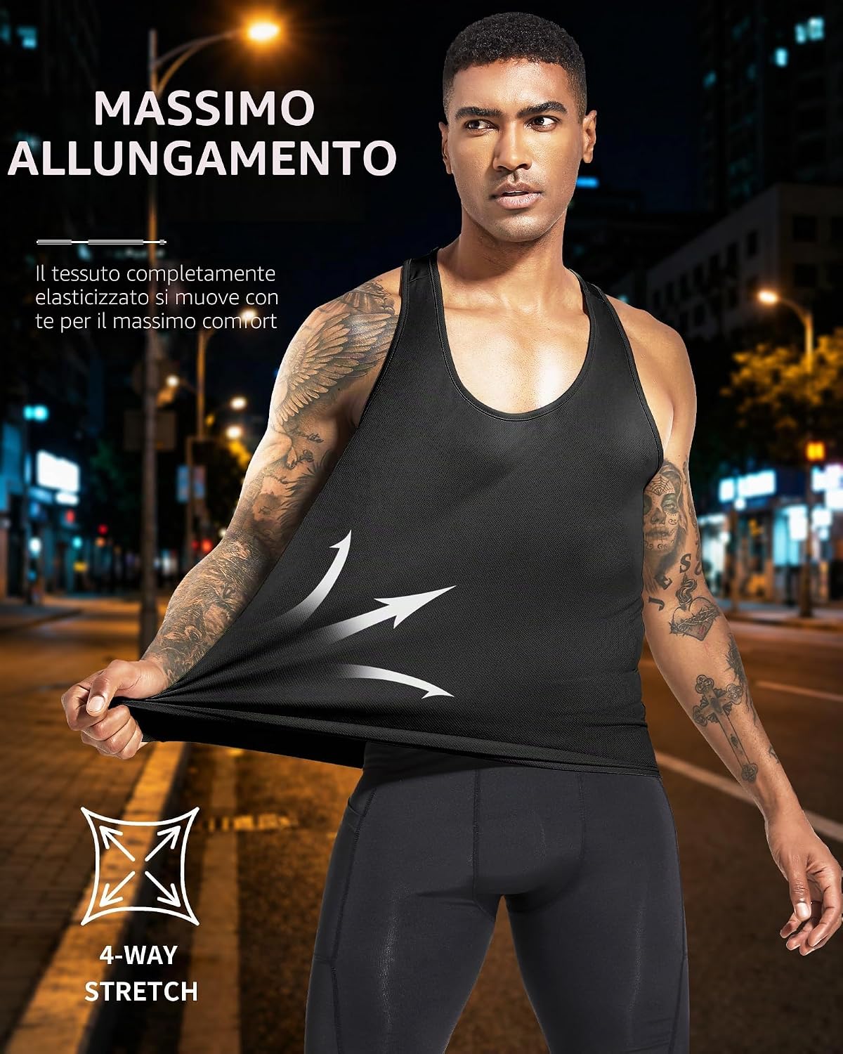 Boyzn Confezione da 3 canottiere da uomo, estive, senza maniche, traspiranti, per palestra, allenamento, palestra, bodybuilding, senza maniche