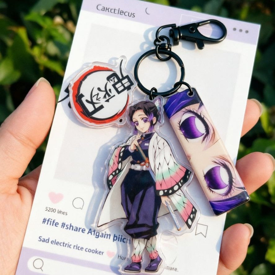 Demon Slayer: Acrylic peripherals: Toki Toki, Muichiro, Butterfly Shinobu, Tokichiro, Fukuoka Kazuyu, pendant, keychain