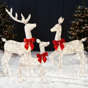Cross-border new product Christmas Deer Lighting Happy New Year Garden Christmas Luminous Deer