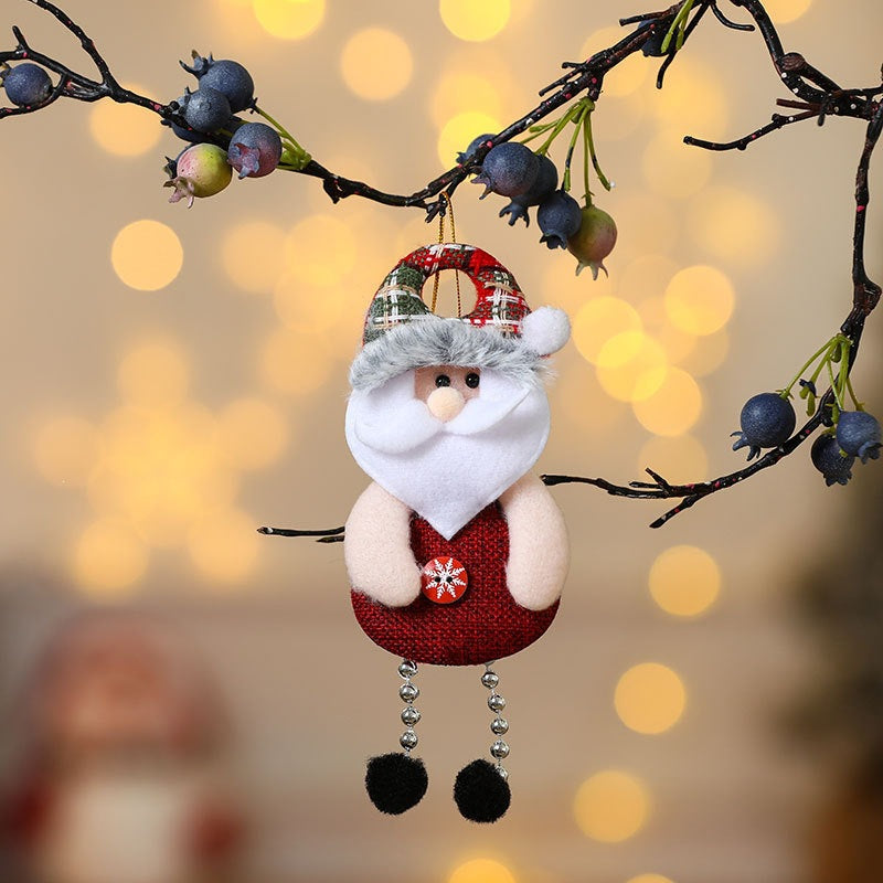 Christmas fabric pendants, Christmas dolls, small pendants, Christmas tree ornaments, small gift pendants, collection