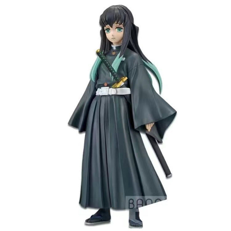 Demon Slayer Blade Figure Tanjiro You Beans Zenyi Xingjuro Yan Love Pillar Butterfly Ninja Model Ornament Gift