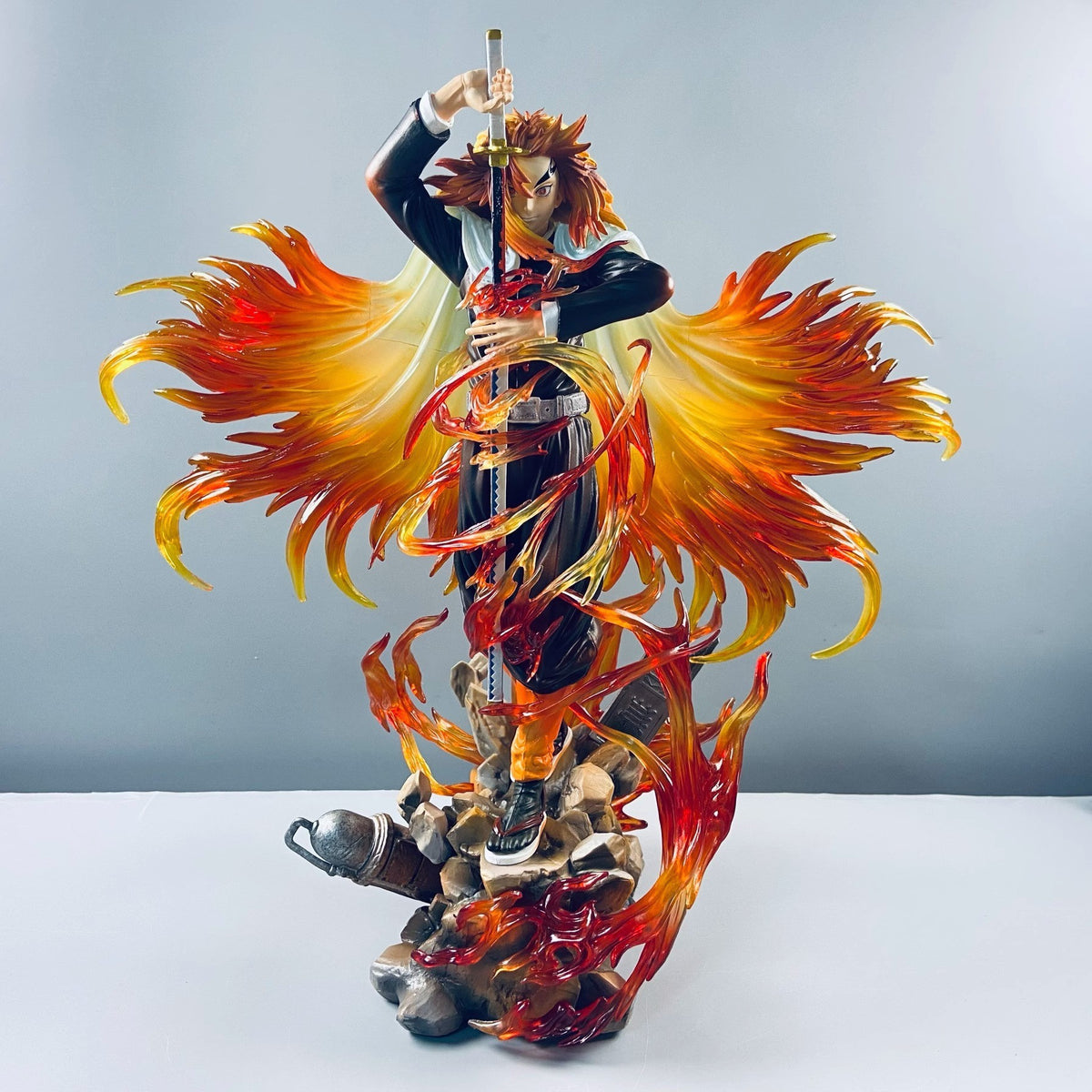 Demon Slayer: GK Flame Pillar, Purgatory, Kyojuro, Drawing Sword, Accessories, Anime, Figurines, Figures, Models, Desktop Ornaments, Wholesale