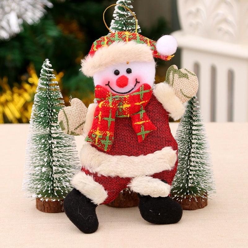 Christmas fabric pendants, Christmas dolls, small pendants, Christmas tree ornaments, small gift pendants, collection