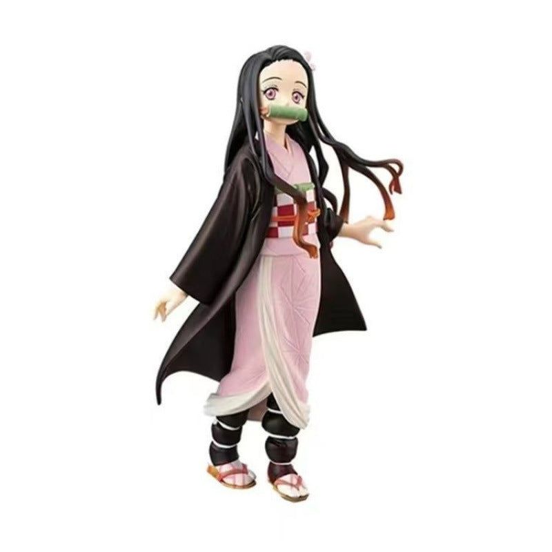 Demon Slayer Blade Figure Tanjiro You Beans Zenyi Xingjuro Yan Love Pillar Butterfly Ninja Model Ornament Gift
