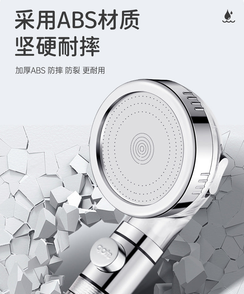 Shower Head High Pressure with Mineral Beads On/Off Switch Filter 3 Modes Water Saving Handheld Showerheads Bathroom Accessories
