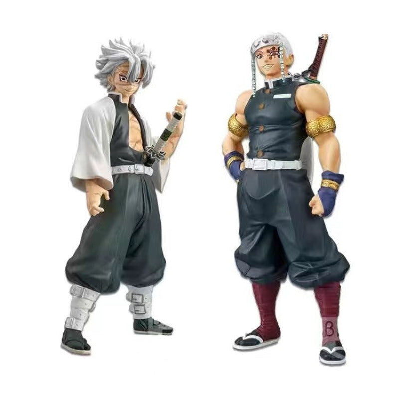 Demon Slayer Blade Figure Tanjiro You Beans Zenyi Xingjuro Yan Love Pillar Butterfly Ninja Model Ornament Gift