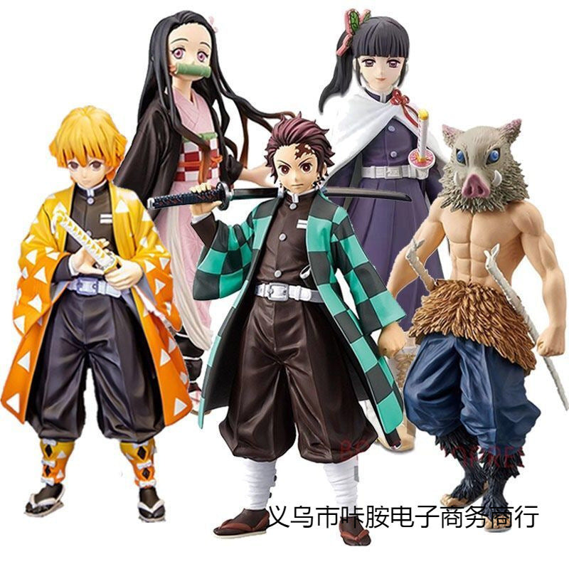 Demon Slayer Blade Figure Tanjiro You Beans Zenyi Xingjuro Yan Love Pillar Butterfly Ninja Model Ornament Gift