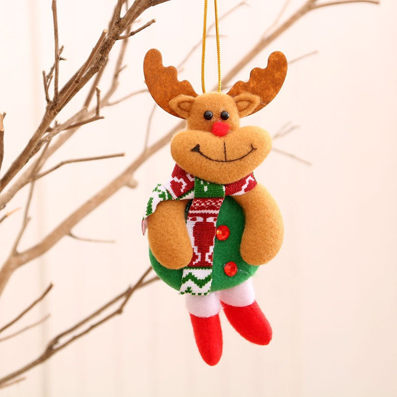 Christmas fabric pendants, Christmas dolls, small pendants, Christmas tree ornaments, small gift pendants, collection