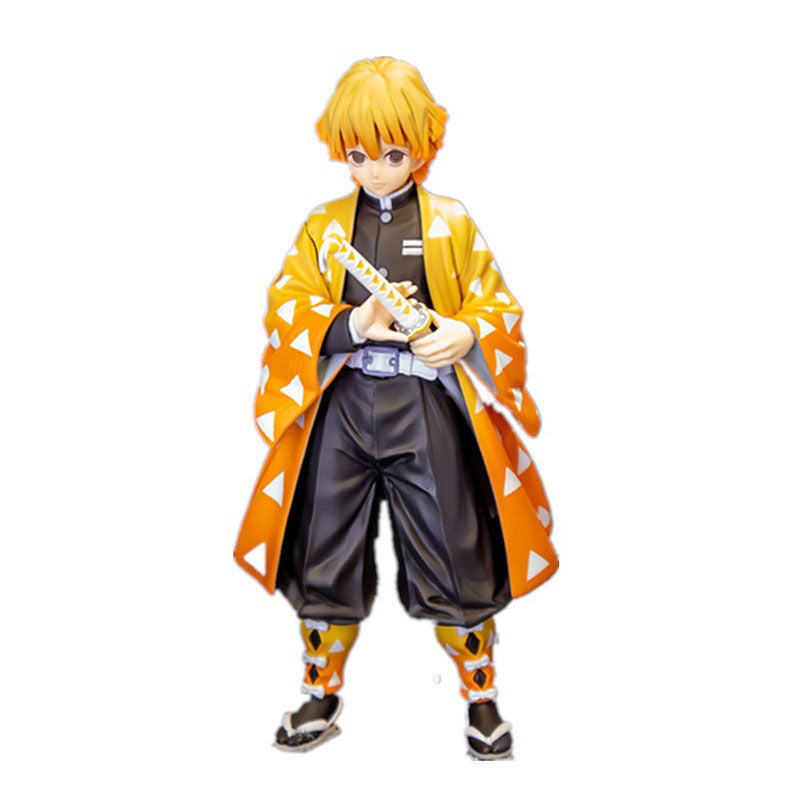 Demon Slayer Blade Figure Tanjiro You Beans Zenyi Xingjuro Yan Love Pillar Butterfly Ninja Model Ornament Gift