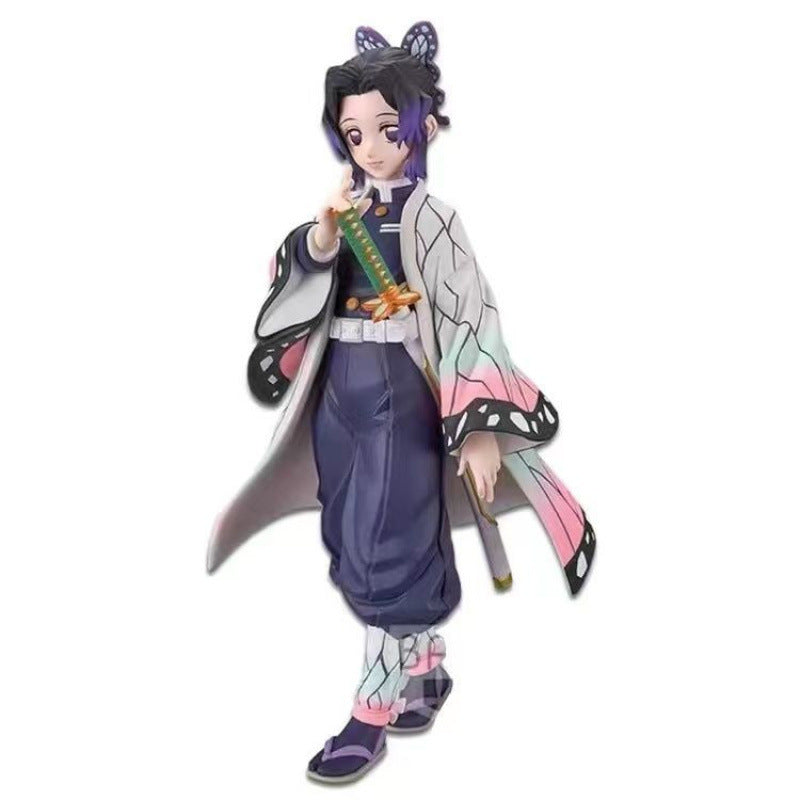 Demon Slayer Blade Figure Tanjiro You Beans Zenyi Xingjuro Yan Love Pillar Butterfly Ninja Model Ornament Gift