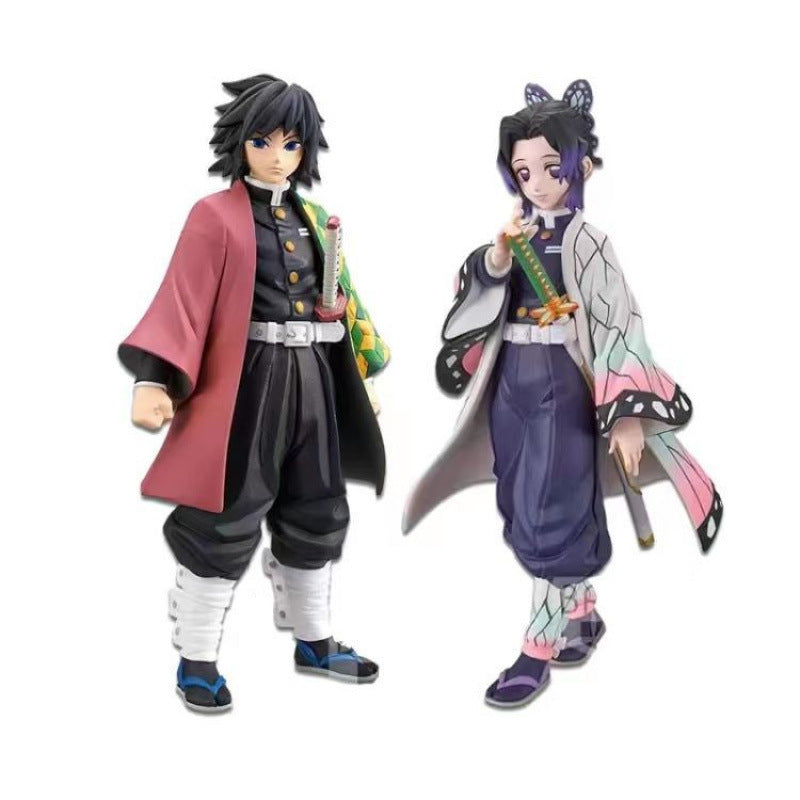 Demon Slayer Blade Figure Tanjiro You Beans Zenyi Xingjuro Yan Love Pillar Butterfly Ninja Model Ornament Gift