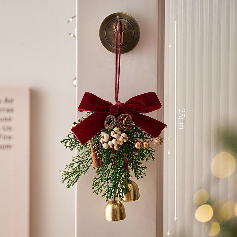 2026 New Christmas Decorations, Christmas Bells, Wreath Pendants, Christmas Tree Decorations, Atmosphere Scene Hanging Ornaments
