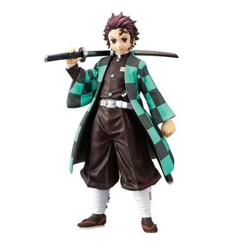 Demon Slayer Blade Figure Tanjiro You Beans Zenyi Xingjuro Yan Love Pillar Butterfly Ninja Model Ornament Gift