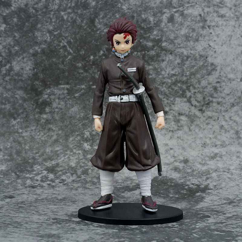Demon Slayer Blade Figure Tanjiro You Beans Zenyi Xingjuro Yan Love Pillar Butterfly Ninja Model Ornament Gift