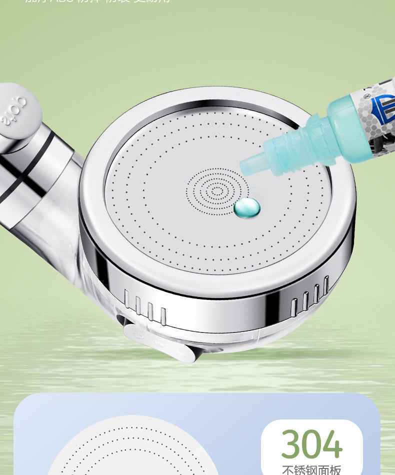 Shower Head High Pressure with Mineral Beads On/Off Switch Filter 3 Modes Water Saving Handheld Showerheads Bathroom Accessories