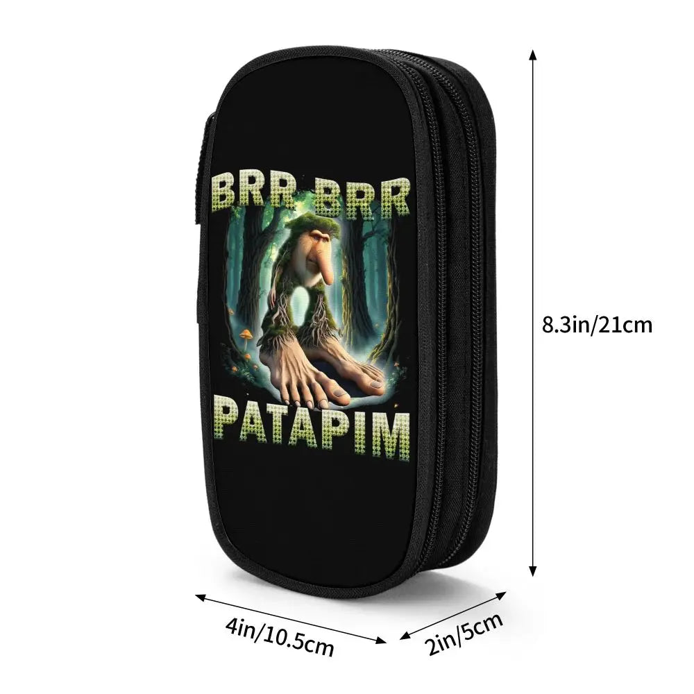 Italian Brainrot Tralalero Tralala Pencil Cases Pencil Pouch Pen Box for Student Big Capacity Bag School Supplies Stationery