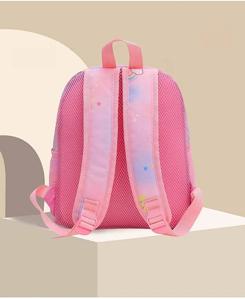 New Children Backpack Cartoon Cute Unicorn Mermaid Print Schoolbag Kindergarten Lightweight Schoolbag