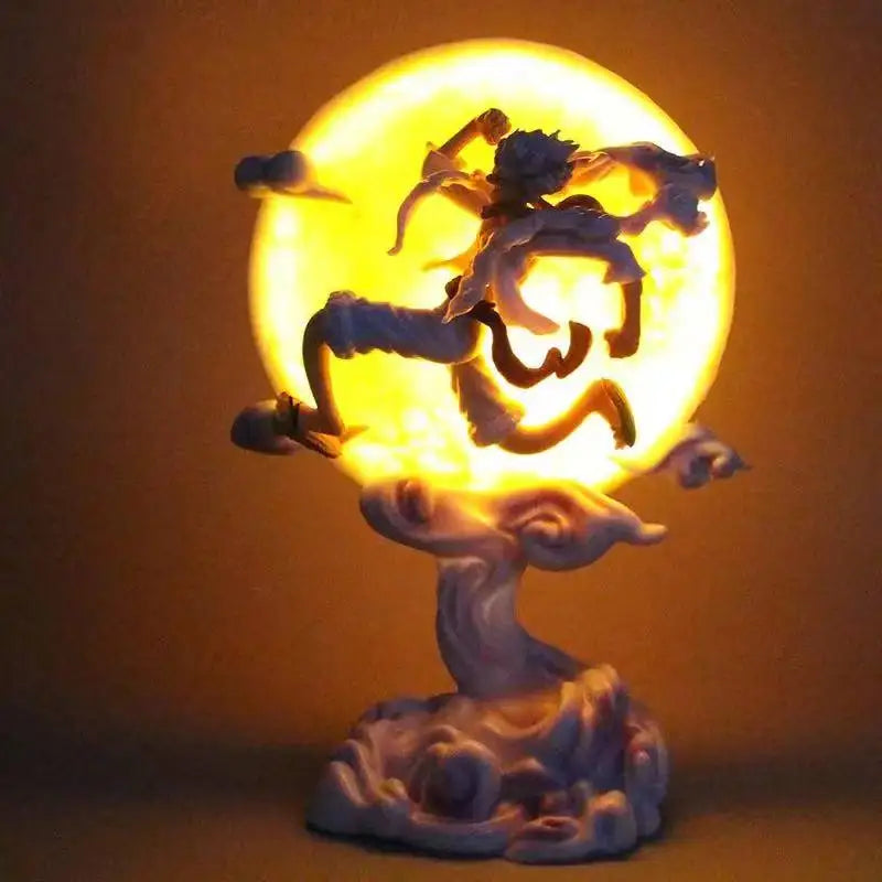 16cm/6.29in One Piece Anime Figure Monkey D Nika Luffy  Action Figure Statue Model Doll Collection Christmas Toys Gift