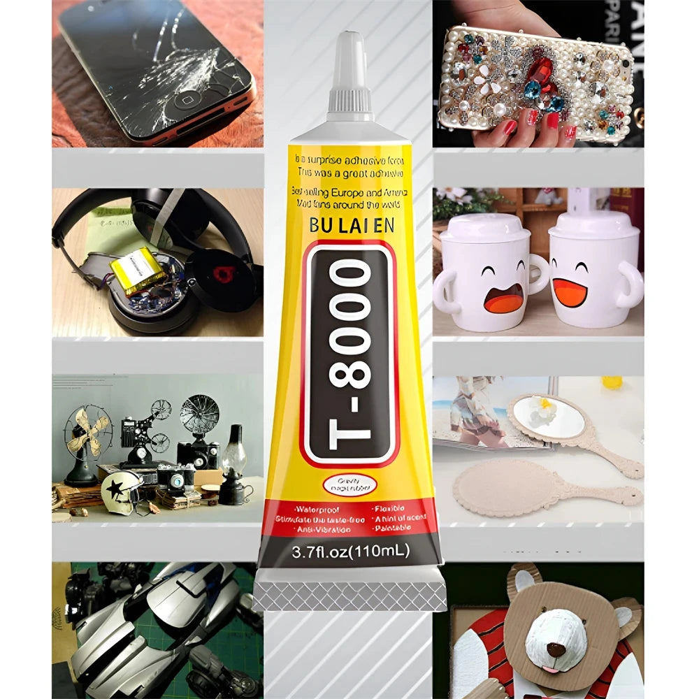 UHU German Soft Tough Super Glue Multi-Material Strong Adhesive Quick Dry for Textile Metal Porcelain Rubber Paper DIY Projects