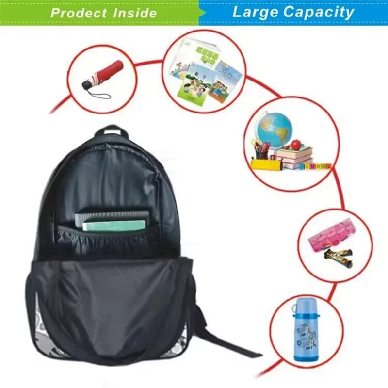Hot Game Child Backpacks Lunch Bag Pencil Case Pupil Large Capacity Design-F-FortniteS School Bags For Boy Girl Best Gift