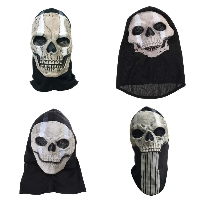 Halloween Skull Mask Horror Holiday Decoration New Special Ghost Mask Cosplay Tactical Skull Full Man Novelty Scary Accessories